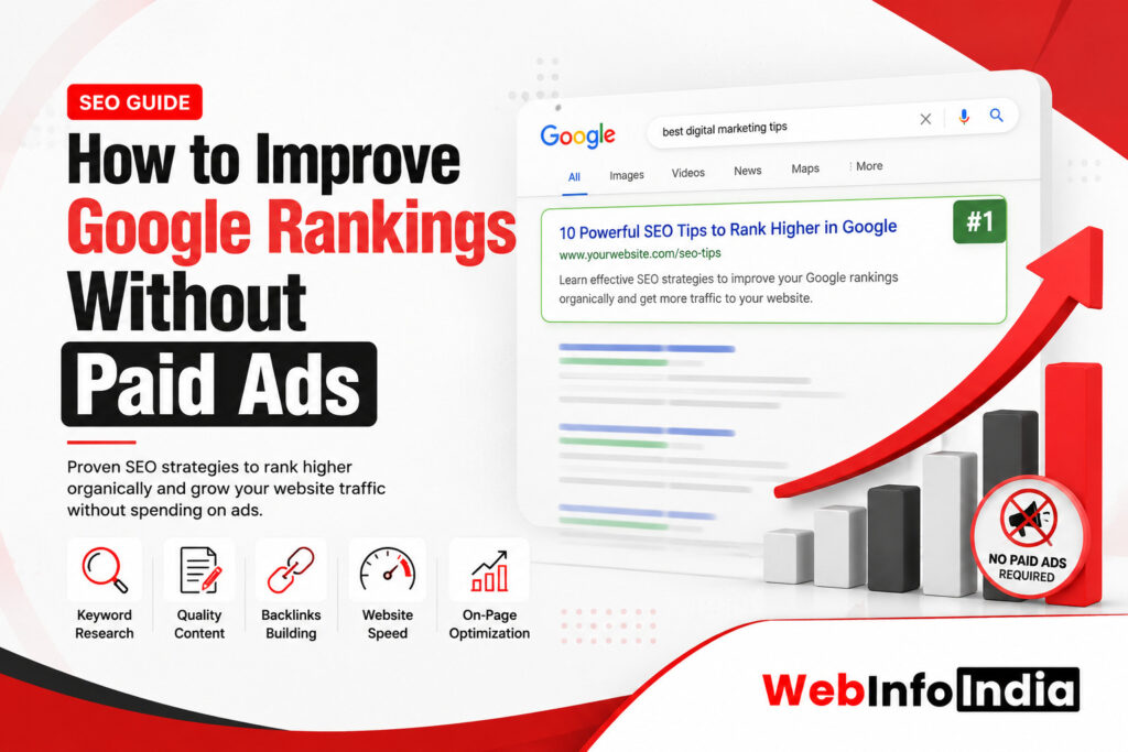 SEO expert in Jaipur analyzing organic Google ranking data