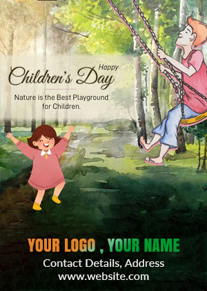 childrens day banner design