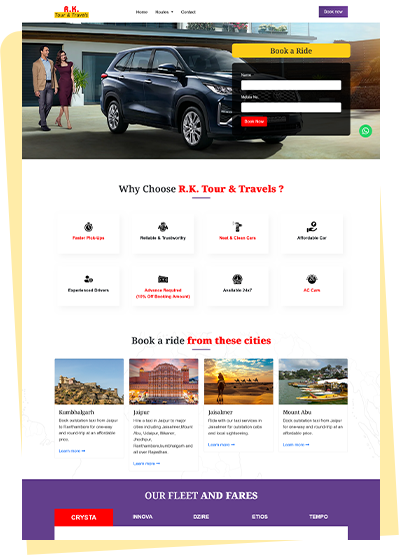 rk-tour-travels-wesite-developed-by-web-info-india